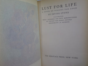 LUST FOR LIFE: A NOVEL OF VINCENT VAN GOGH BY IRVING STONE 1937 RIVIERE BINDING