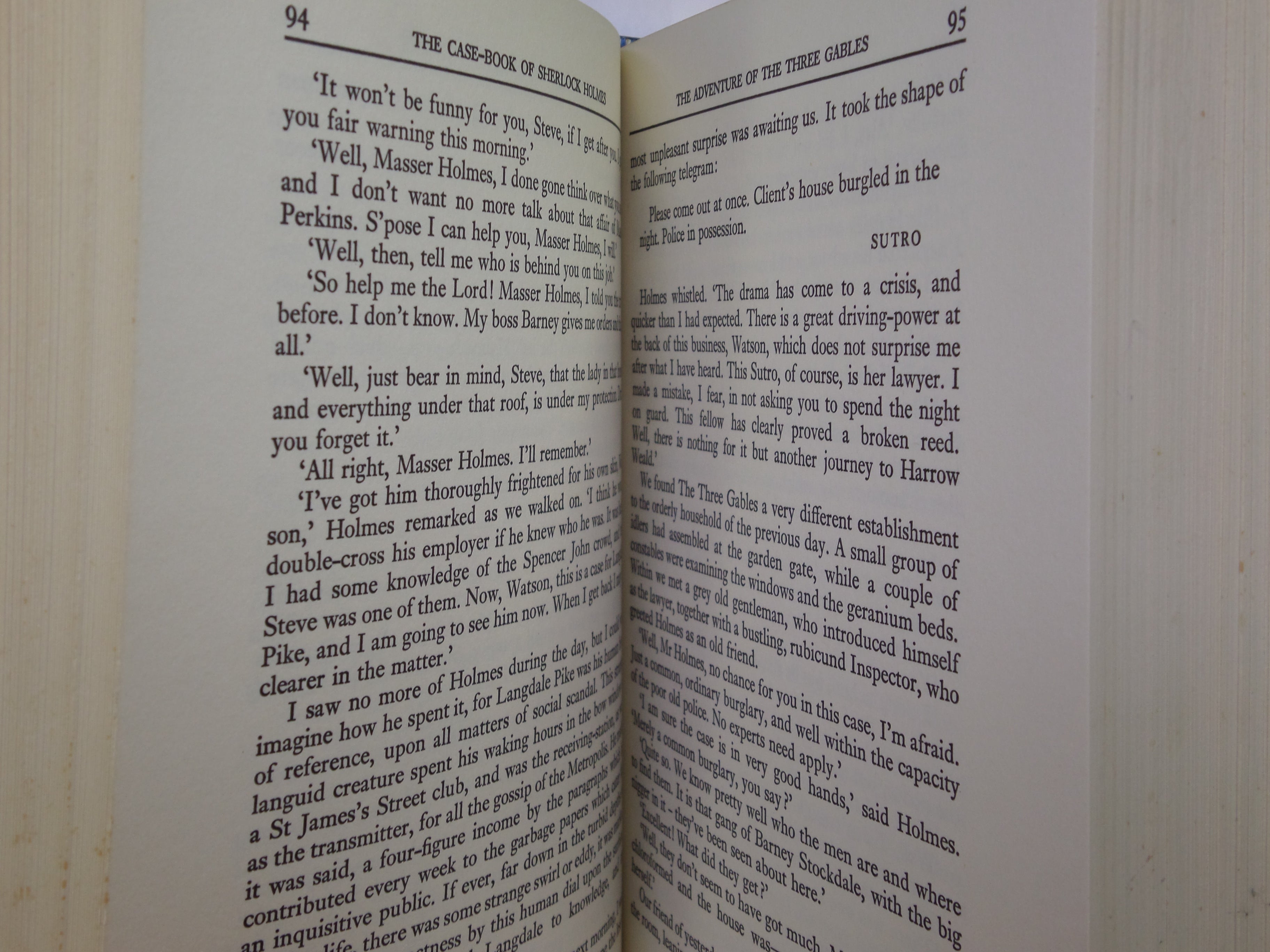 THE CASE-BOOK OF SHERLOCK HOLMES & HIS LAST BOW ARTHUR CONAN DOYLE 1974 BAYNTUN RIVIERE FINE BINDING
