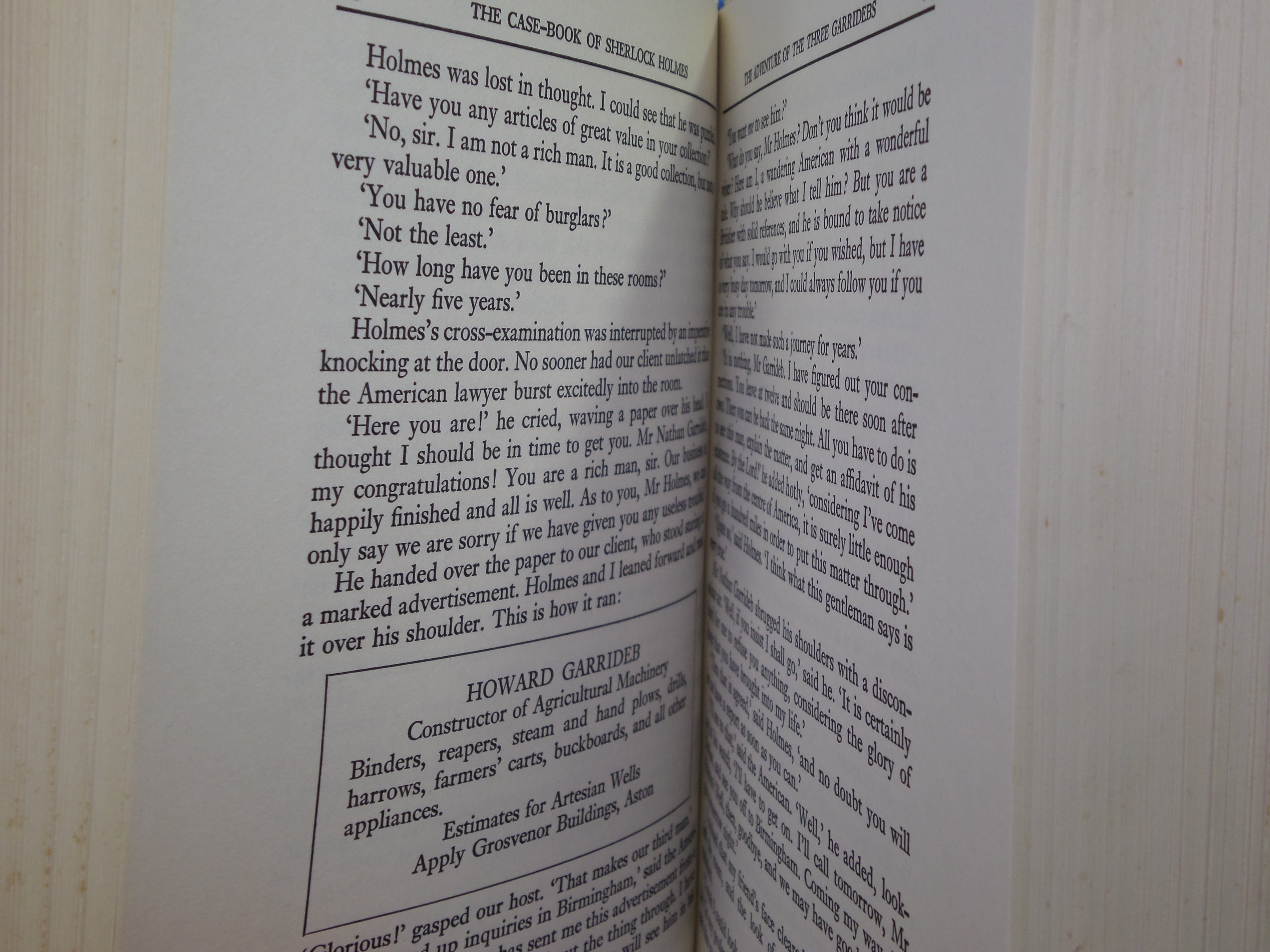 THE CASE-BOOK OF SHERLOCK HOLMES & HIS LAST BOW ARTHUR CONAN DOYLE 1974 BAYNTUN RIVIERE FINE BINDING