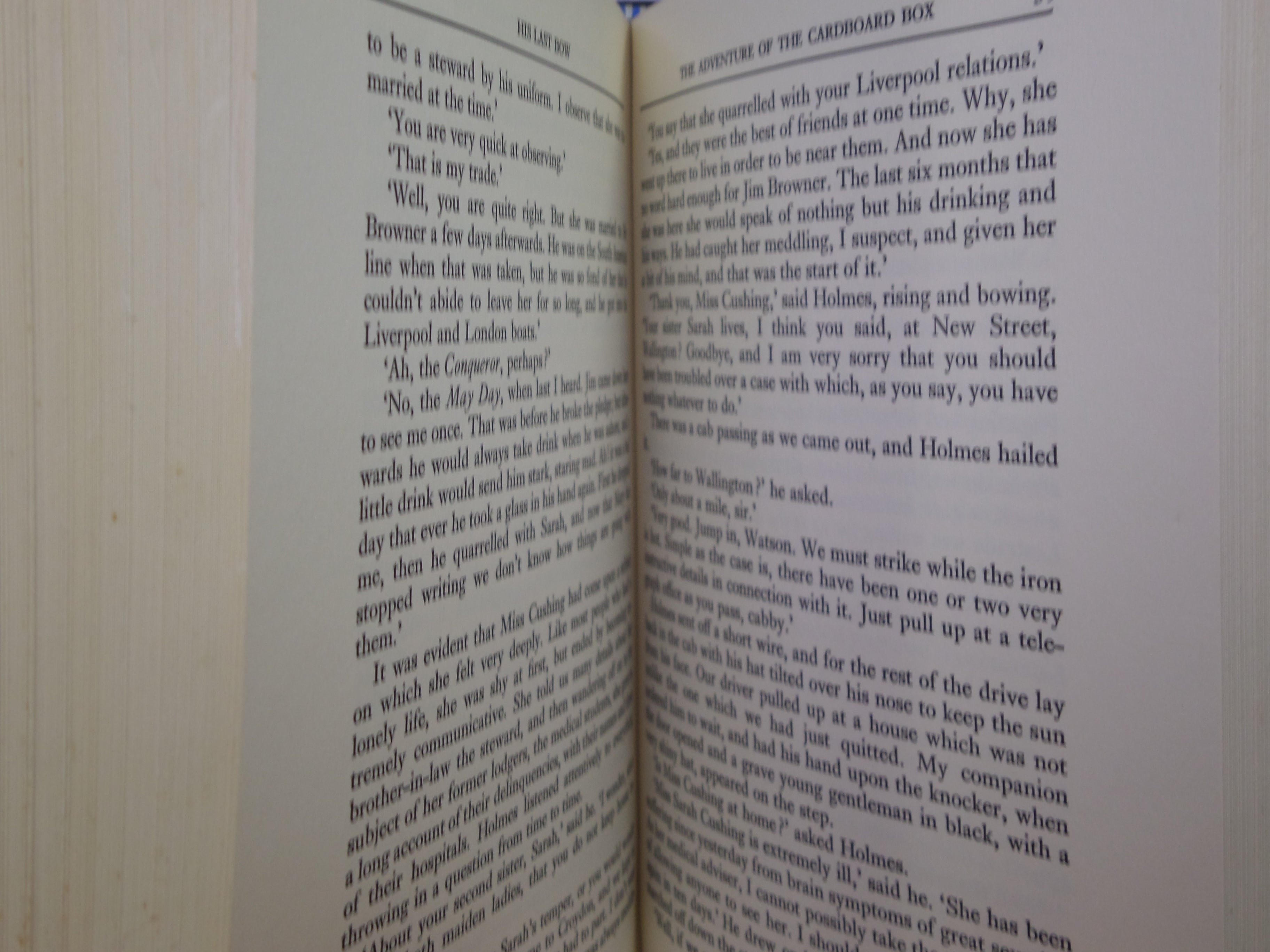 THE CASE-BOOK OF SHERLOCK HOLMES & HIS LAST BOW ARTHUR CONAN DOYLE 1974 BAYNTUN RIVIERE FINE BINDING