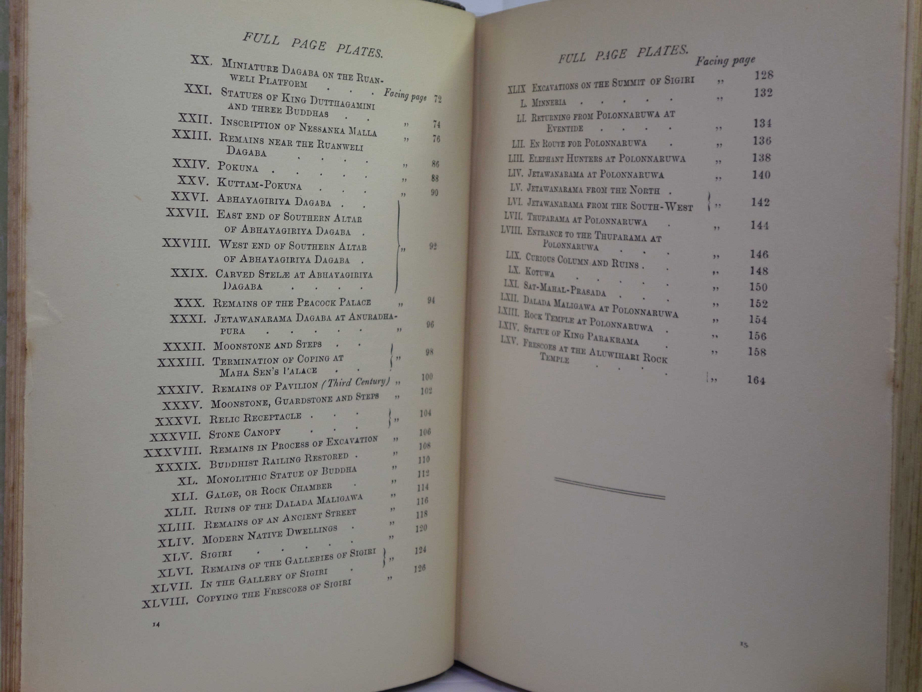 THE RUINED CITIES OF CEYLON BY HENRY W. CAVE 1907 FOURTH EDITION