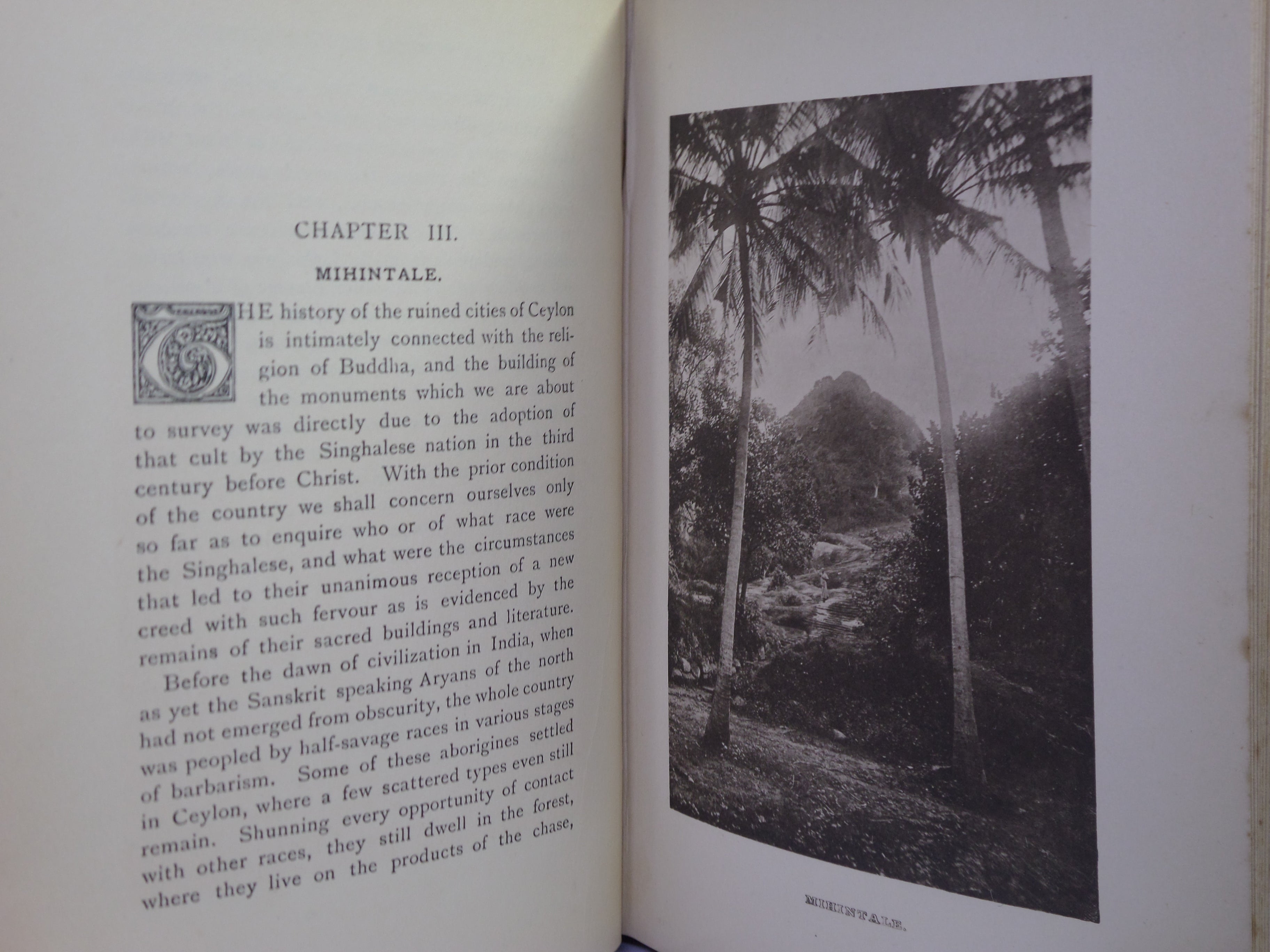 THE RUINED CITIES OF CEYLON BY HENRY W. CAVE 1907 FOURTH EDITION