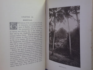 THE RUINED CITIES OF CEYLON BY HENRY W. CAVE 1907 FOURTH EDITION