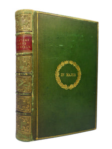 A LADY'S TRAVELS ROUND THE WORLD BY IDA PFEIFFER 1852 LEATHER-BOUND