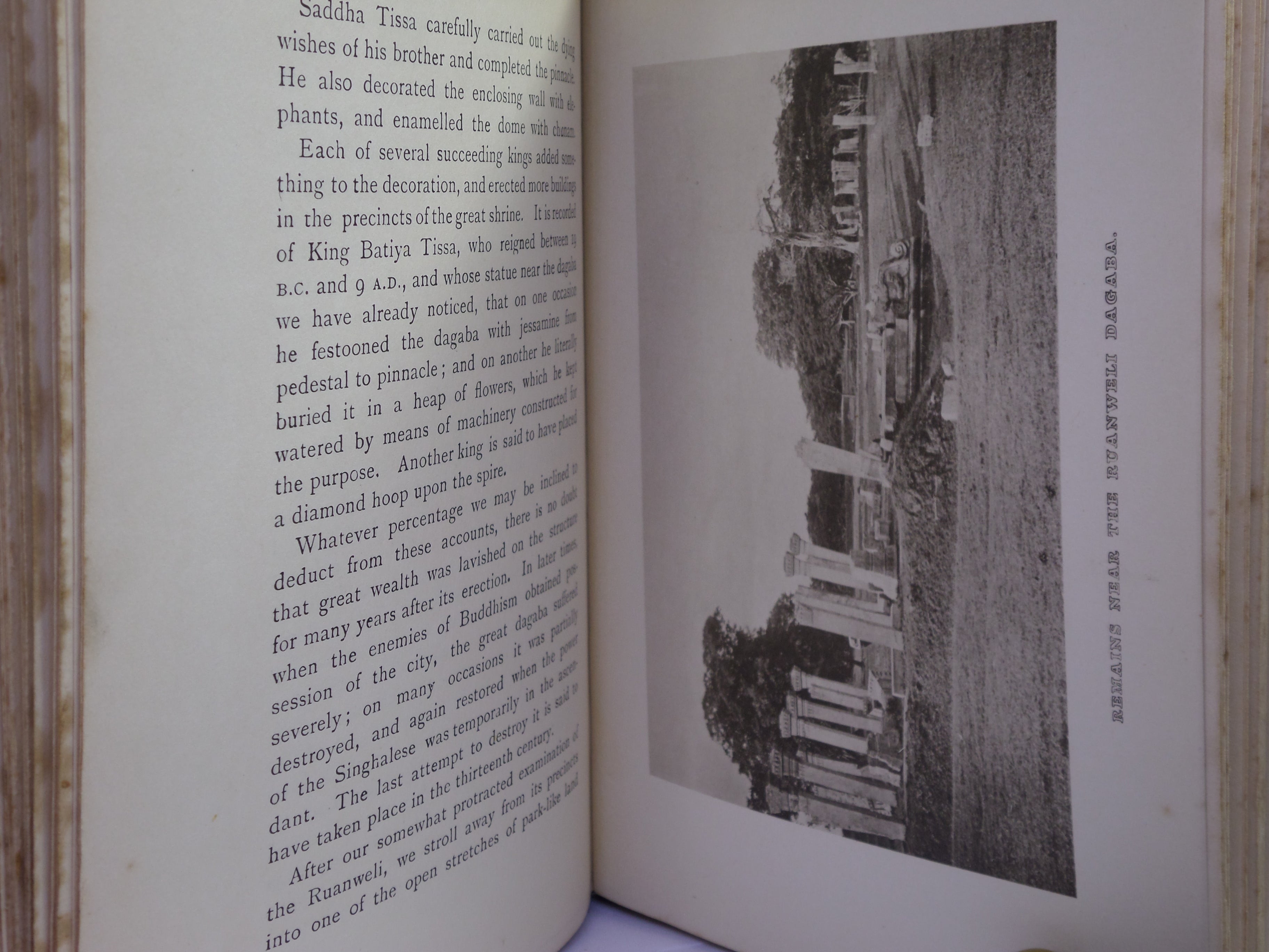 THE RUINED CITIES OF CEYLON BY HENRY W. CAVE 1907 FOURTH EDITION