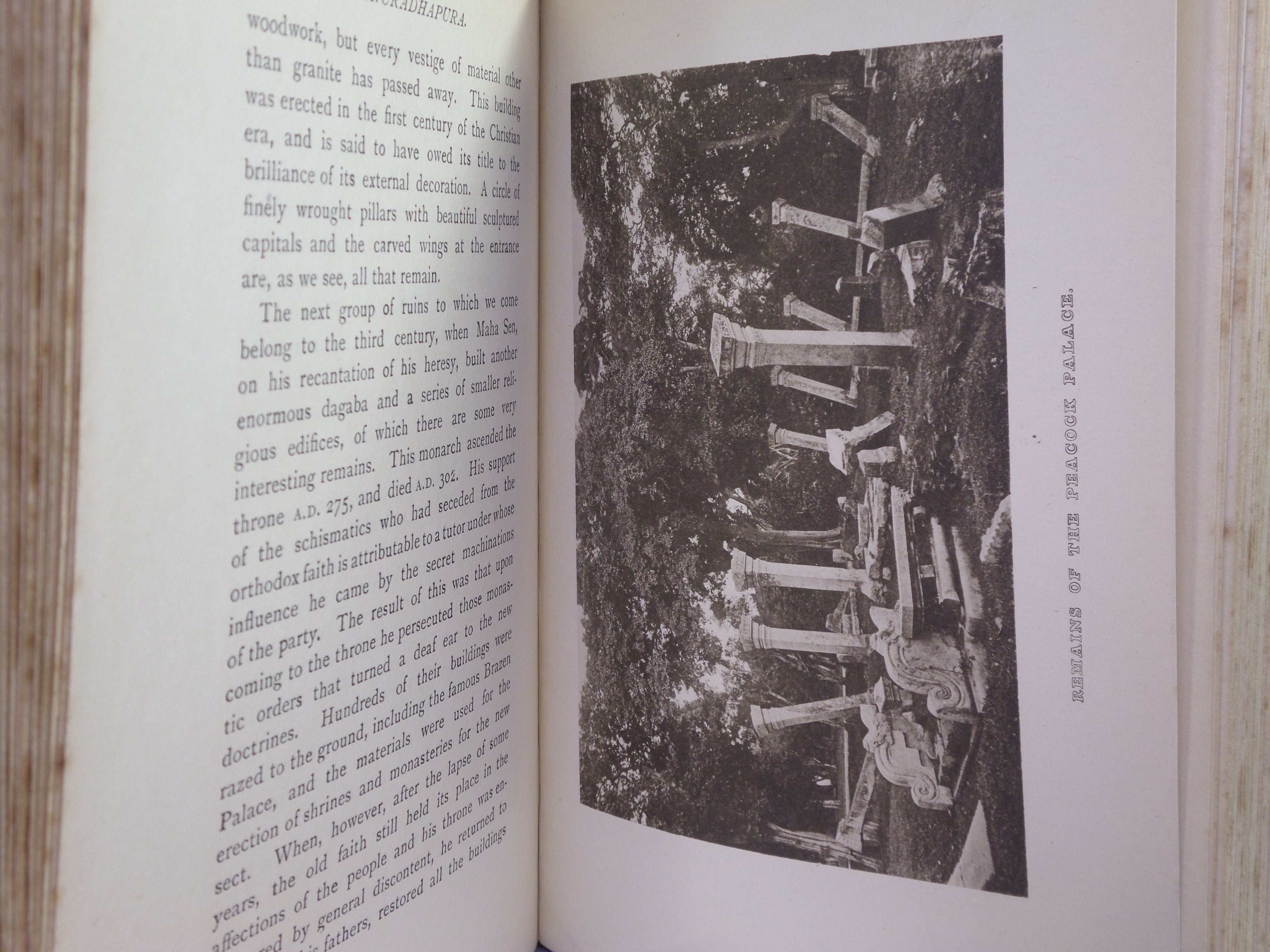THE RUINED CITIES OF CEYLON BY HENRY W. CAVE 1907 FOURTH EDITION