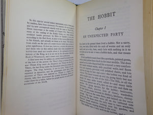 THE HOBBIT BY J.R.R. TOLKIEN 1957 FINE LEATHER BINDING