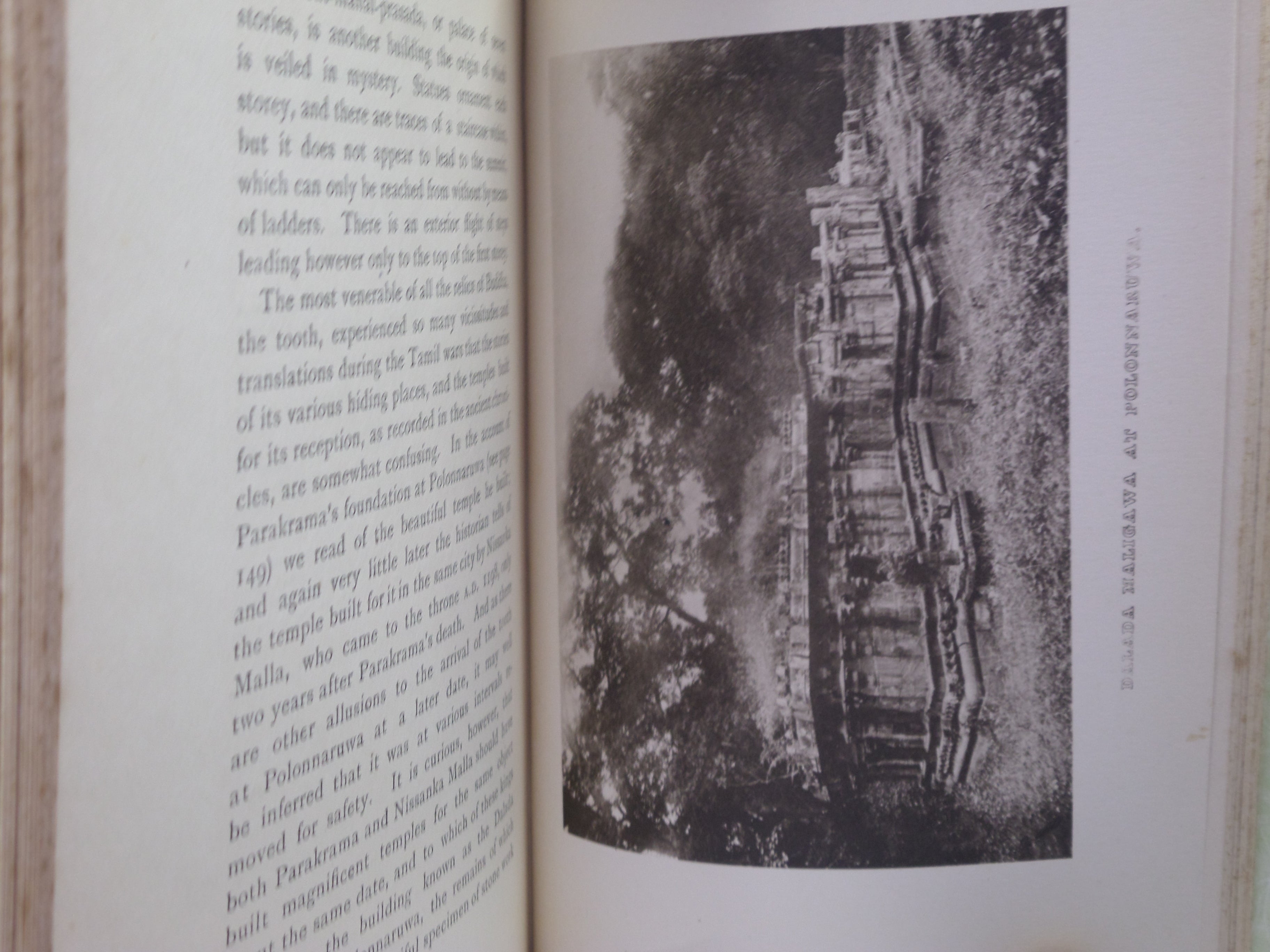 THE RUINED CITIES OF CEYLON BY HENRY W. CAVE 1907 FOURTH EDITION