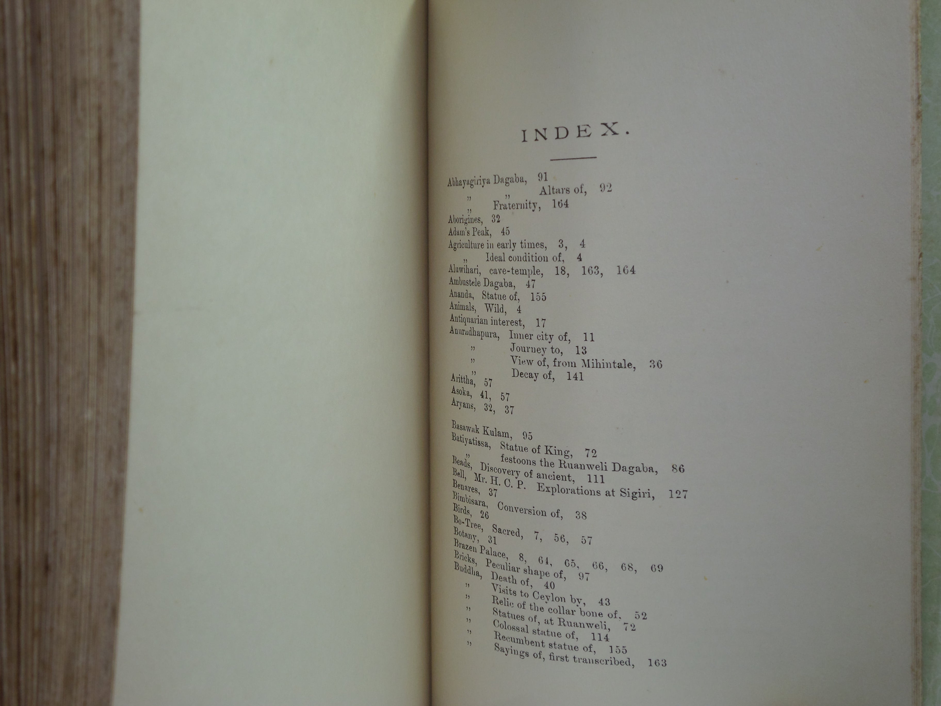 THE RUINED CITIES OF CEYLON BY HENRY W. CAVE 1907 FOURTH EDITION