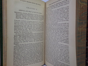 A LADY'S TRAVELS ROUND THE WORLD BY IDA PFEIFFER 1852 LEATHER-BOUND