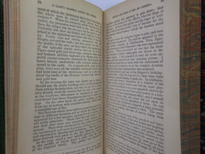 A LADY'S TRAVELS ROUND THE WORLD BY IDA PFEIFFER 1852 LEATHER-BOUND