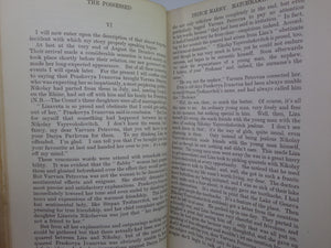 THE POSSESSED BY FYODOR DOSTOEVSKY 1913 FIRST ENGLISH EDITION