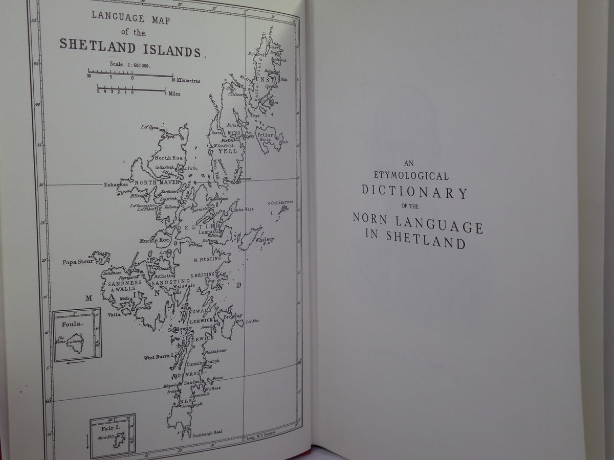 AN ETYMOLOGICAL DICTIONARY OF THE NORN LANGUAGE IN SHETLAND 1985 JAKOB ...