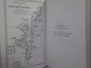 AN ETYMOLOGICAL DICTIONARY OF THE NORN LANGUAGE IN SHETLAND 1985 JAKOB JAKOBSEN