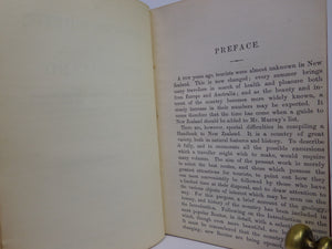 A HANDBOOK FOR TRAVELLERS IN NEW ZEALAND BY F. W. PENNEFATHER 1893 FIRST EDITION