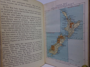 A HANDBOOK FOR TRAVELLERS IN NEW ZEALAND BY F. W. PENNEFATHER 1893 FIRST EDITION