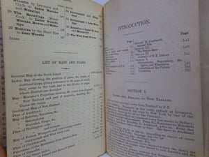 A HANDBOOK FOR TRAVELLERS IN NEW ZEALAND BY F. W. PENNEFATHER 1893 FIRST EDITION