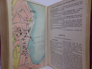 A HANDBOOK FOR TRAVELLERS IN NEW ZEALAND BY F. W. PENNEFATHER 1893 FIRST EDITION