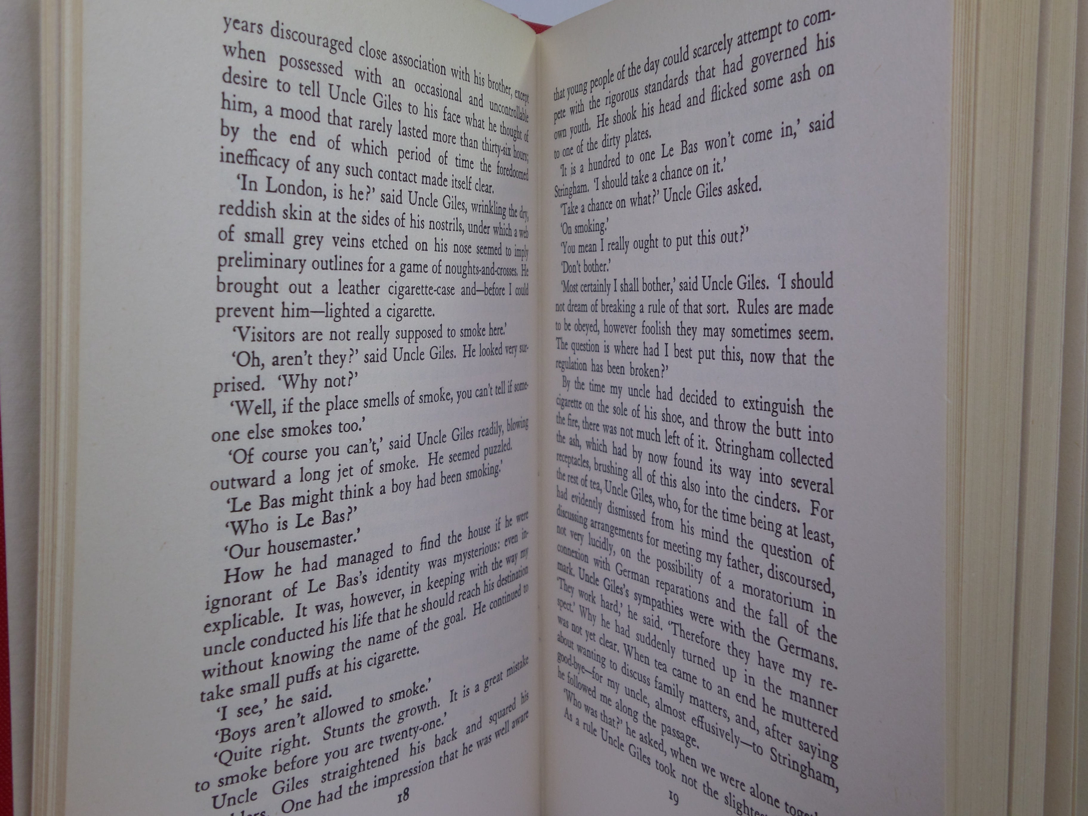 A QUESTION OF UPBRINGING BY ANTHONY POWELL 1974
