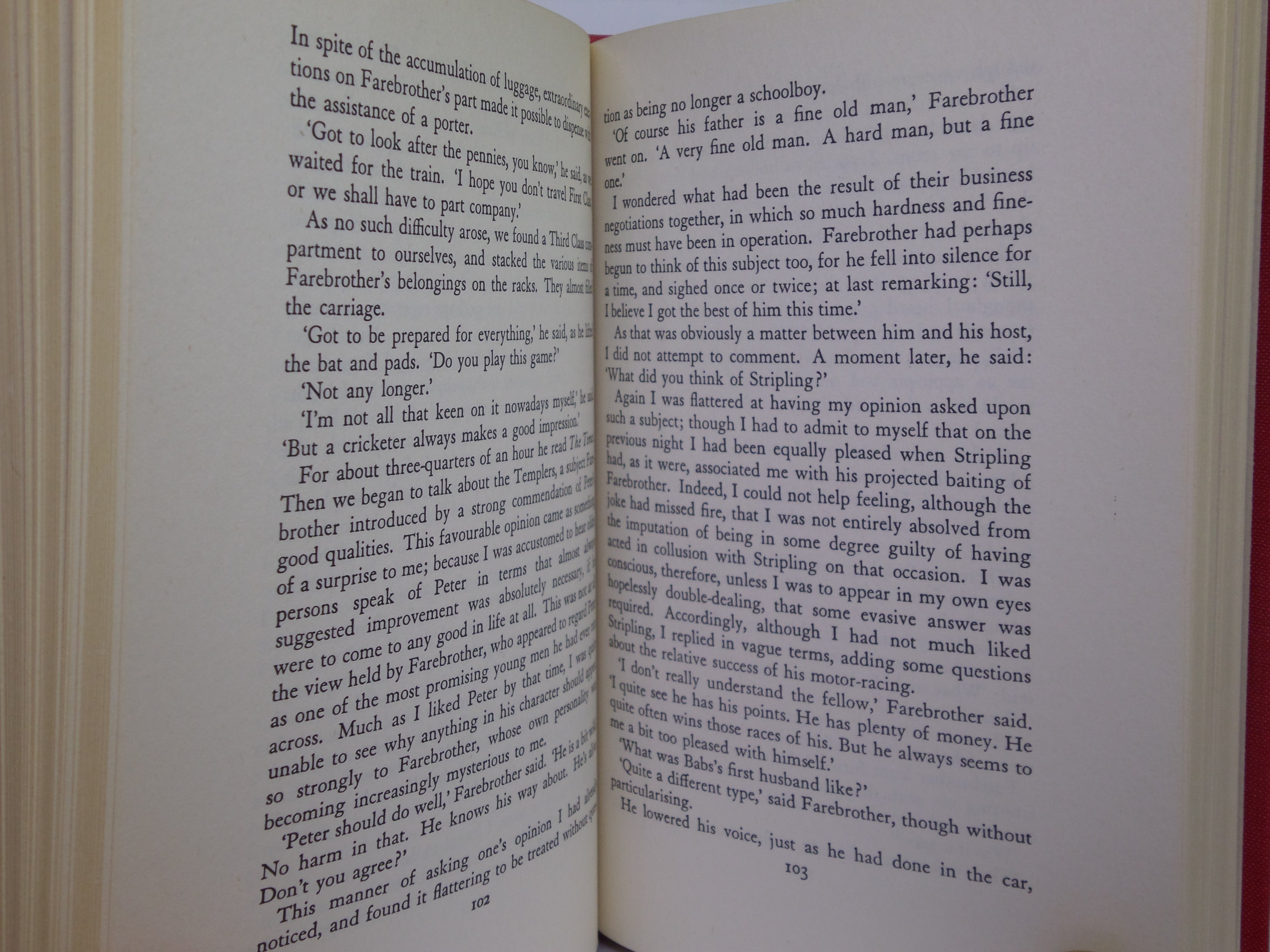 A QUESTION OF UPBRINGING BY ANTHONY POWELL 1974