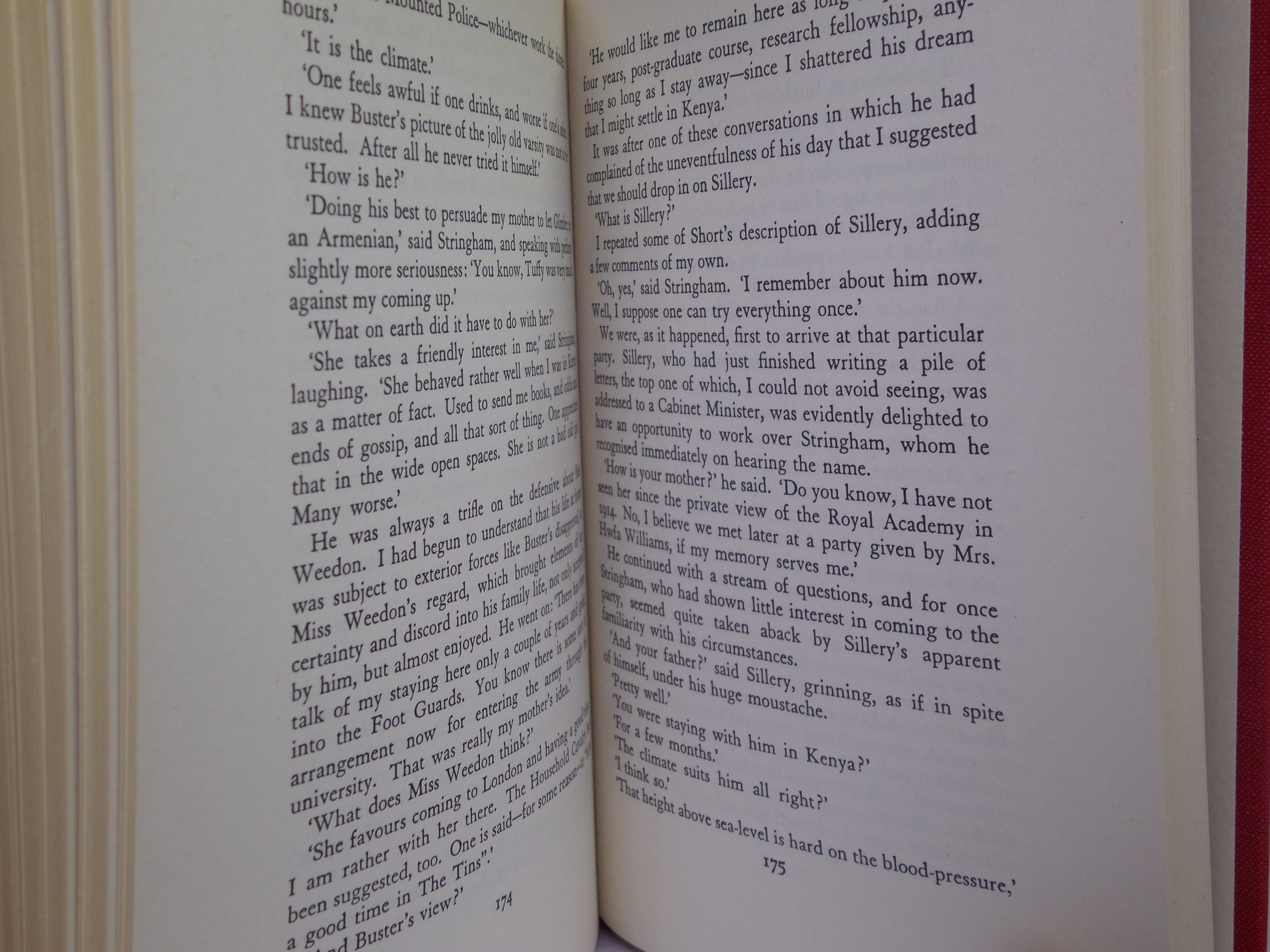 A QUESTION OF UPBRINGING BY ANTHONY POWELL 1974