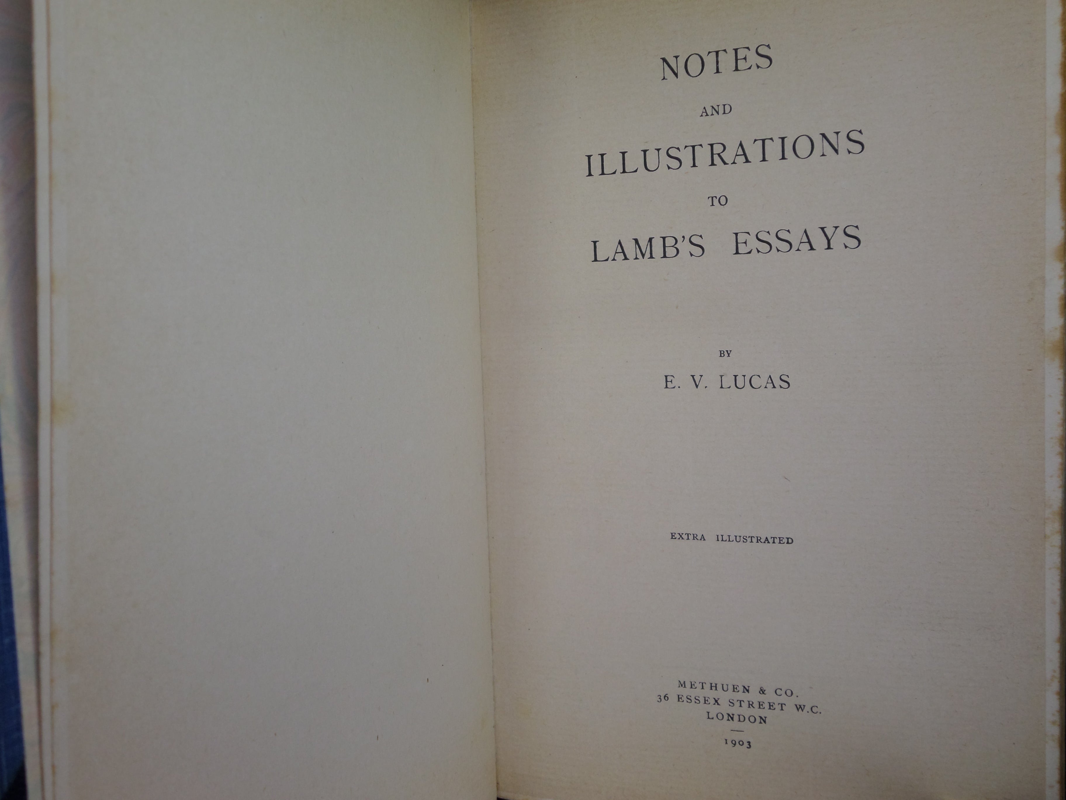 ELIA & LAST ESSAYS OF ELIA 1903 CHARLES LAMB, BAYNTUN-RIVIERE, EXTRA ILLUSTRATED