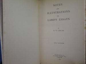 ELIA & LAST ESSAYS OF ELIA 1903 CHARLES LAMB, BAYNTUN-RIVIERE, EXTRA ILLUSTRATED