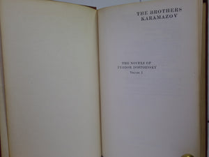 THE BROTHERS KARAMAZOV BY FYODOR DOSTOEVSKY 1913
