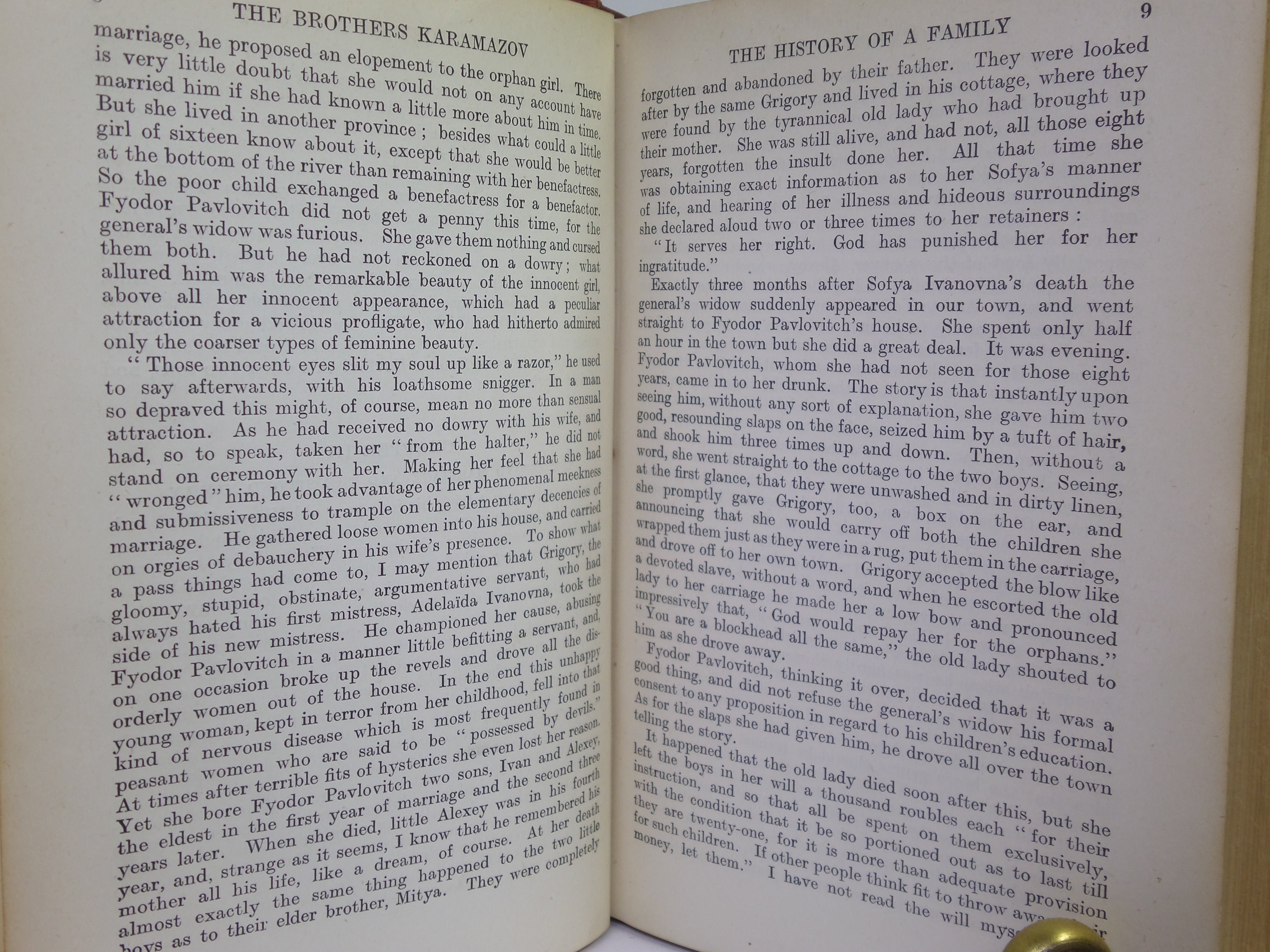 THE BROTHERS KARAMAZOV BY FYODOR DOSTOEVSKY 1913