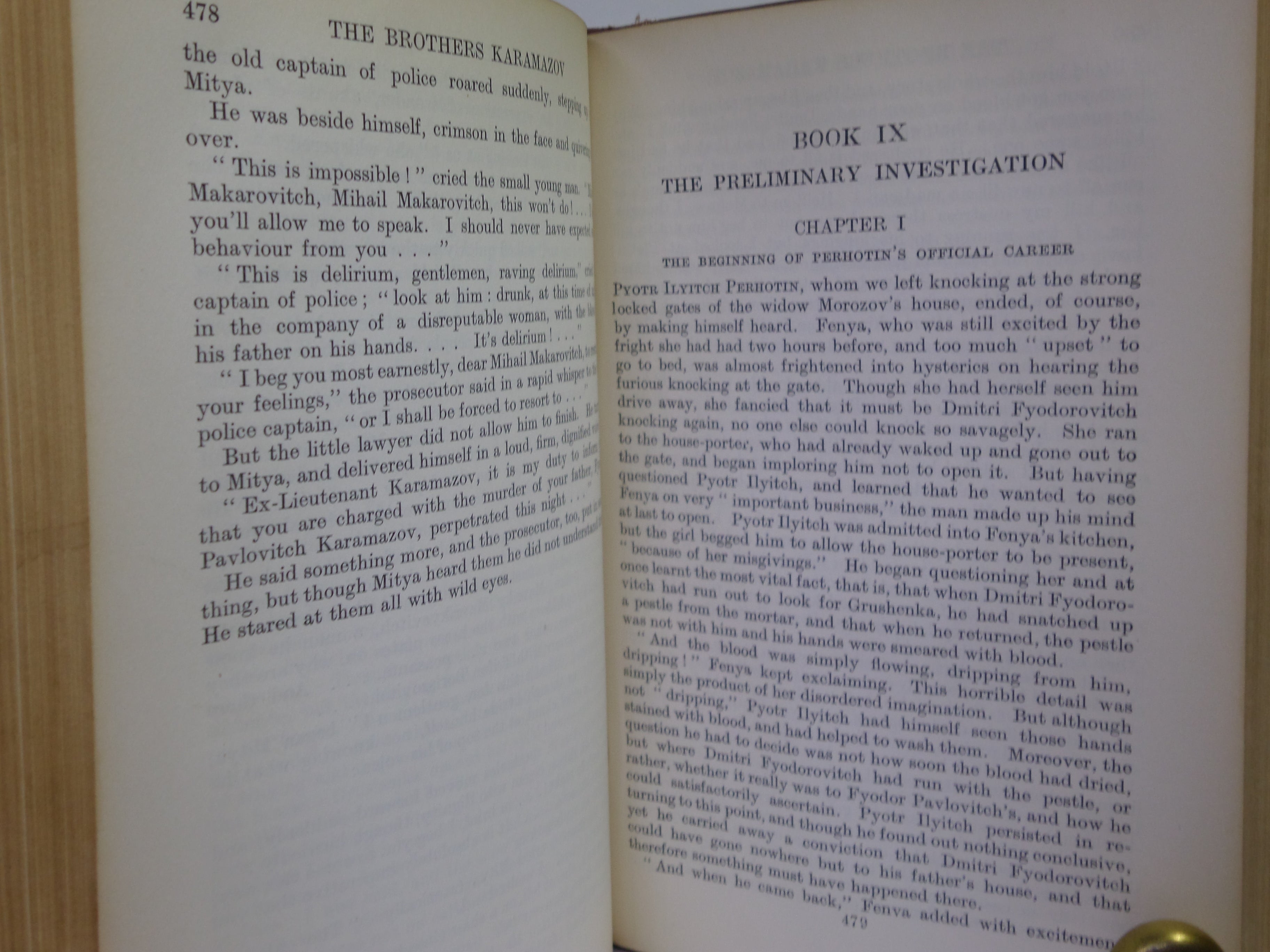 THE BROTHERS KARAMAZOV BY FYODOR DOSTOEVSKY 1913