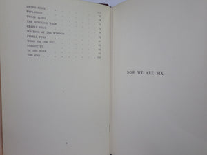 NOW WE ARE SIX BY A. A. MILNE 1927 FIRST EDITION