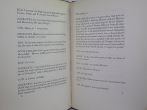 ION: OR, OF THE ILIAD TRANSLATED FROM PLATO BY PERCY BYSSHE SHELLEY 1914