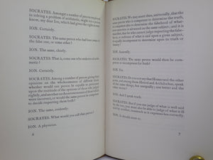 ION: OR, OF THE ILIAD TRANSLATED FROM PLATO BY PERCY BYSSHE SHELLEY 1914