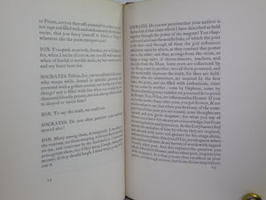 ION: OR, OF THE ILIAD TRANSLATED FROM PLATO BY PERCY BYSSHE SHELLEY 1914