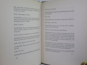 ION: OR, OF THE ILIAD TRANSLATED FROM PLATO BY PERCY BYSSHE SHELLEY 1914