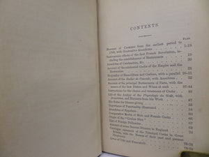 THE ART OF DINING; OR, GASTRONOMY & GASTRONOMERS BY ABRAHAM HAYWARD 1852 FIRST EDITION