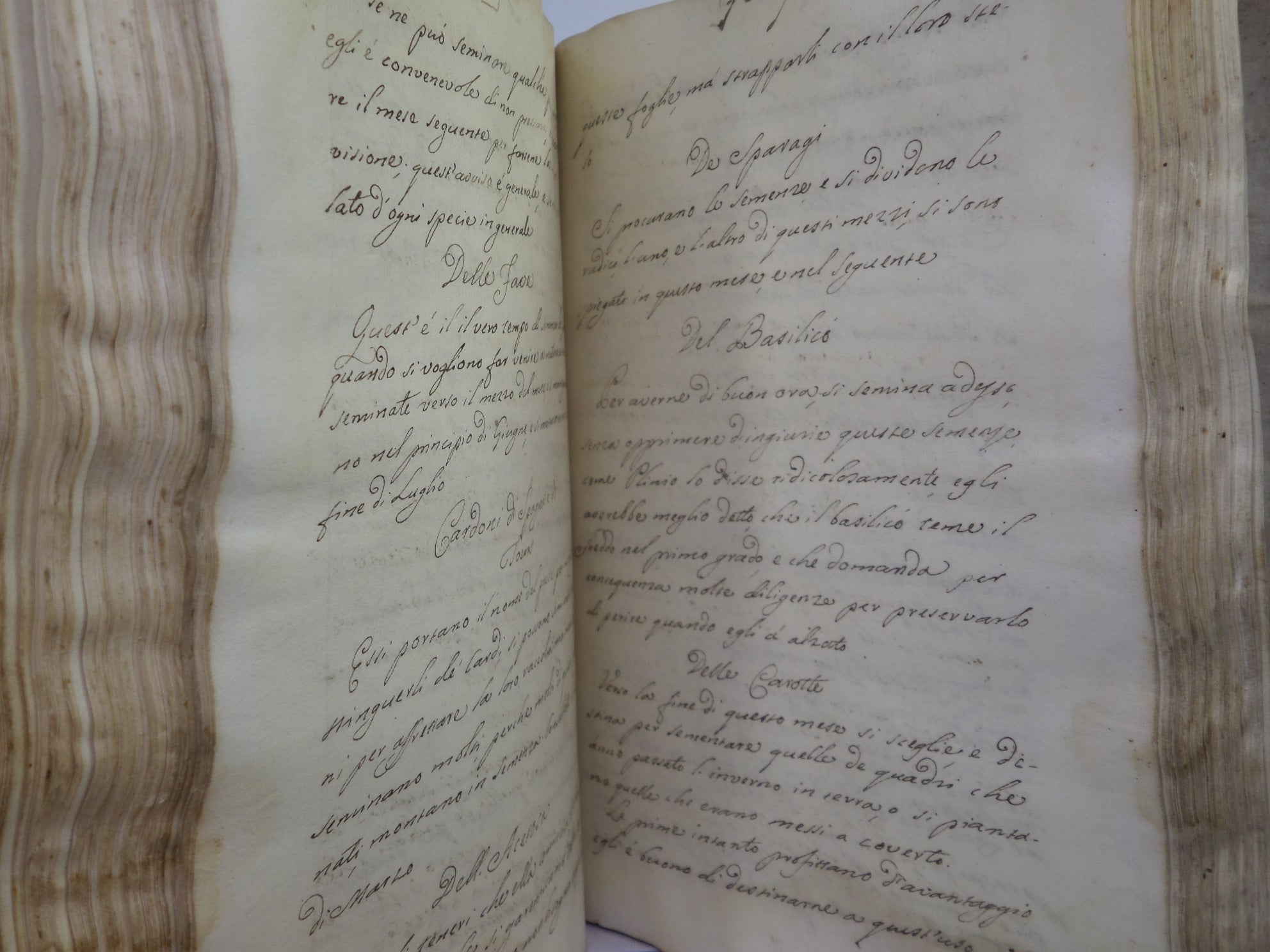 ITALIAN MANUSCRIPT COOKERY & MEDICINE BOOK CIRCA 1767