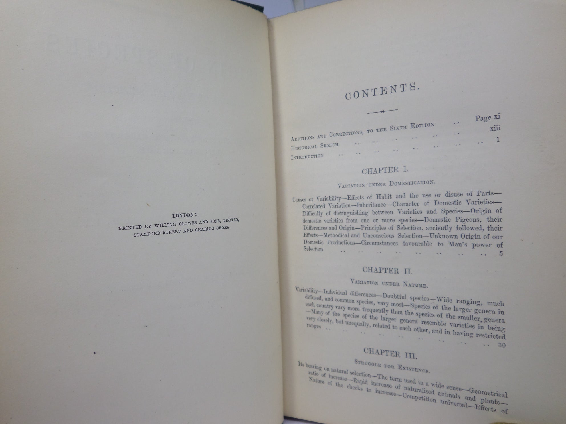 THE ORIGIN OF SPECIES BY MEANS OF NATURAL SELECTION BY CHARLES DARWIN 1894