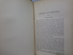 THE ORIGIN OF SPECIES BY MEANS OF NATURAL SELECTION BY CHARLES DARWIN 1894