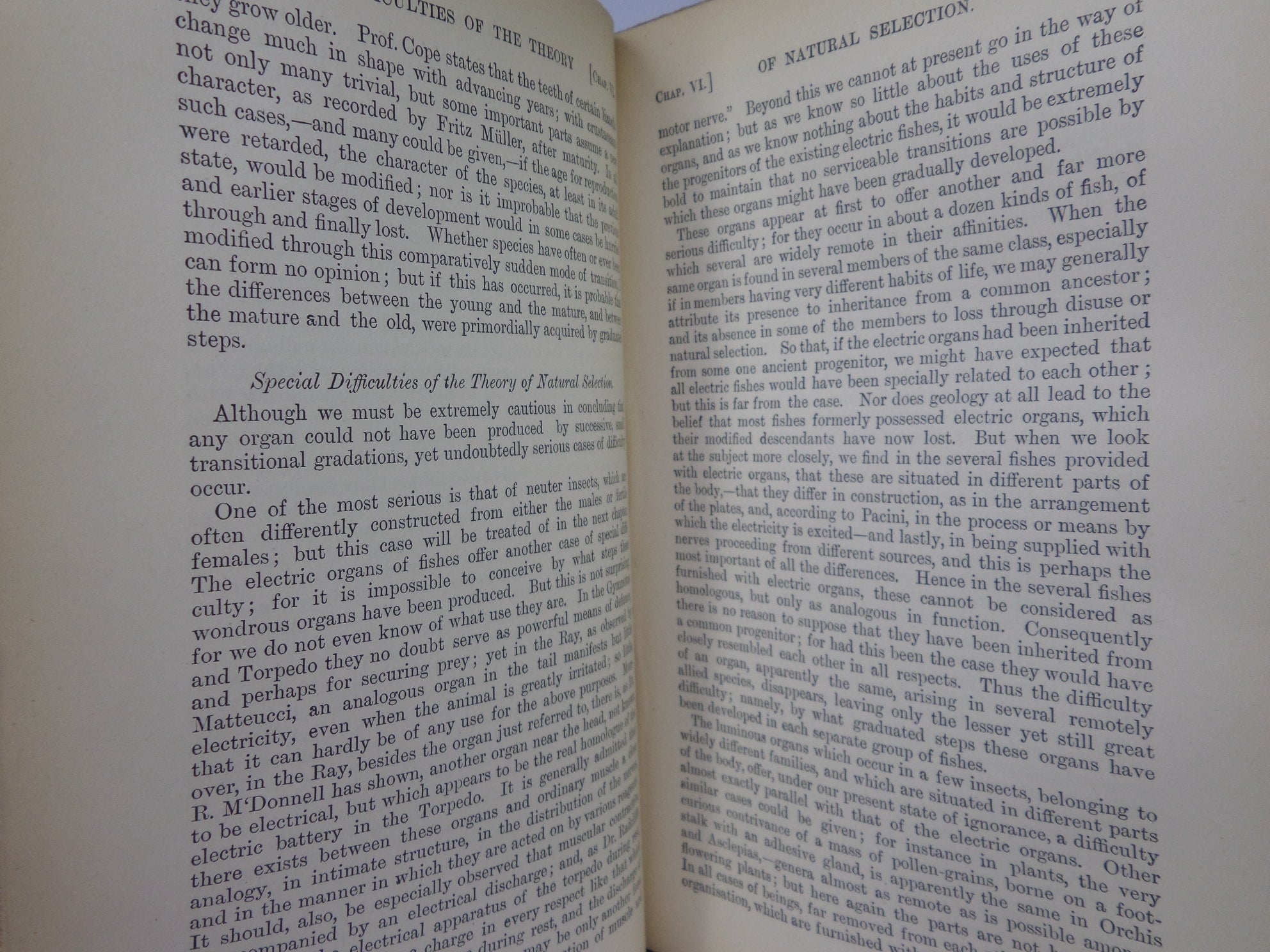 THE ORIGIN OF SPECIES BY MEANS OF NATURAL SELECTION BY CHARLES DARWIN 1894