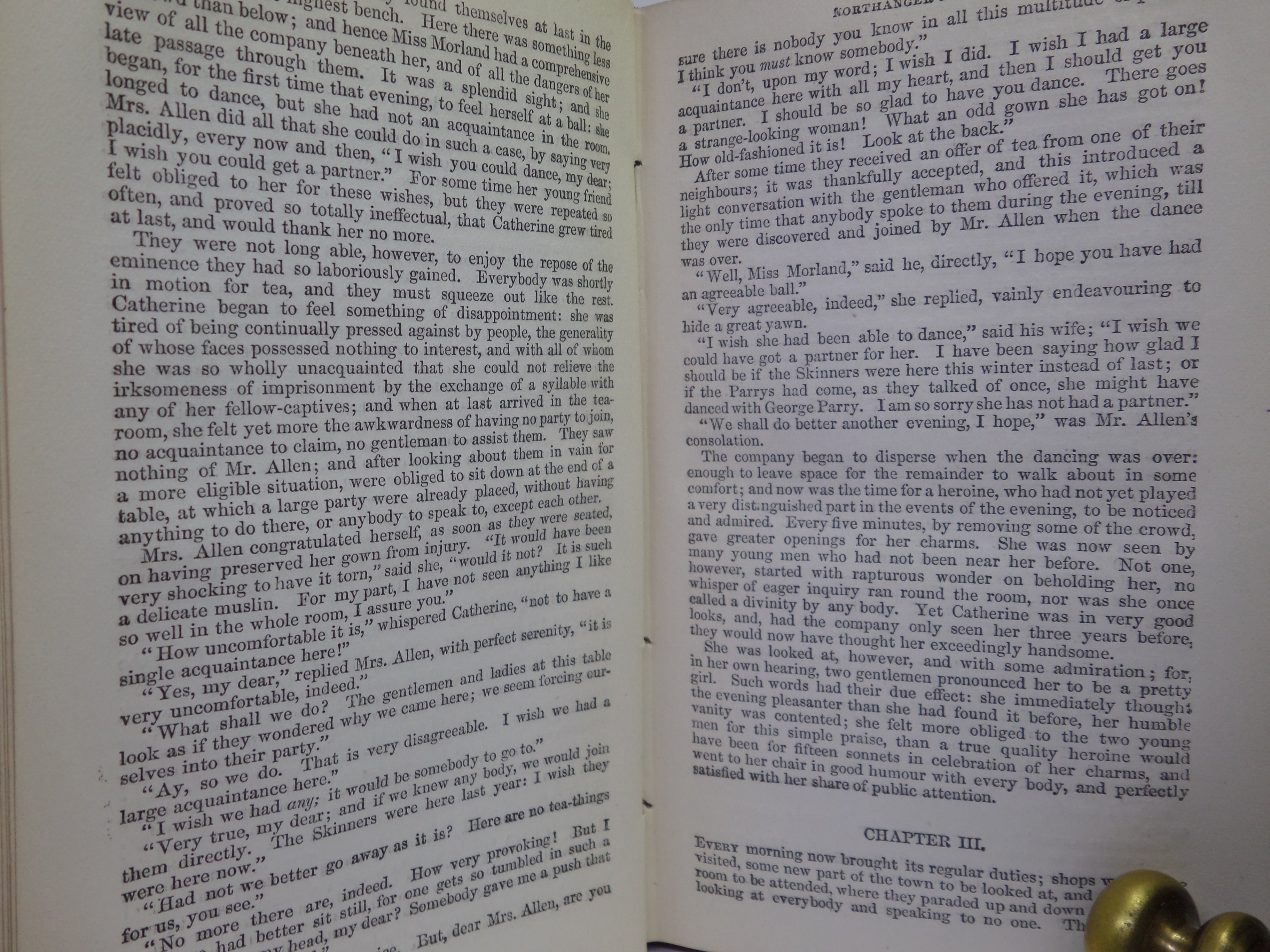 NORTHANGER ABBEY AND PERSUASION BY JANE AUSTEN CIRCA 1870