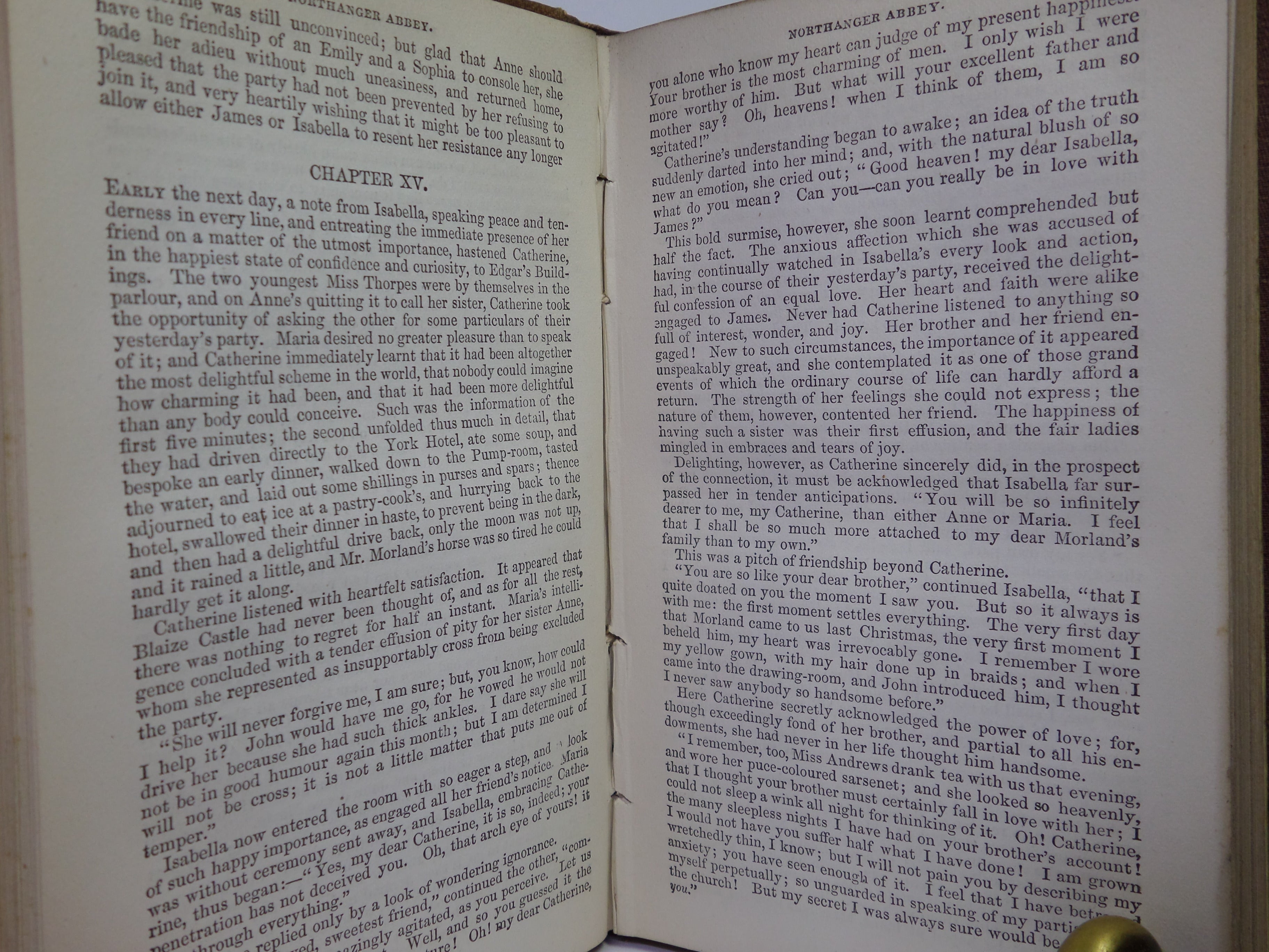 NORTHANGER ABBEY AND PERSUASION BY JANE AUSTEN CIRCA 1870