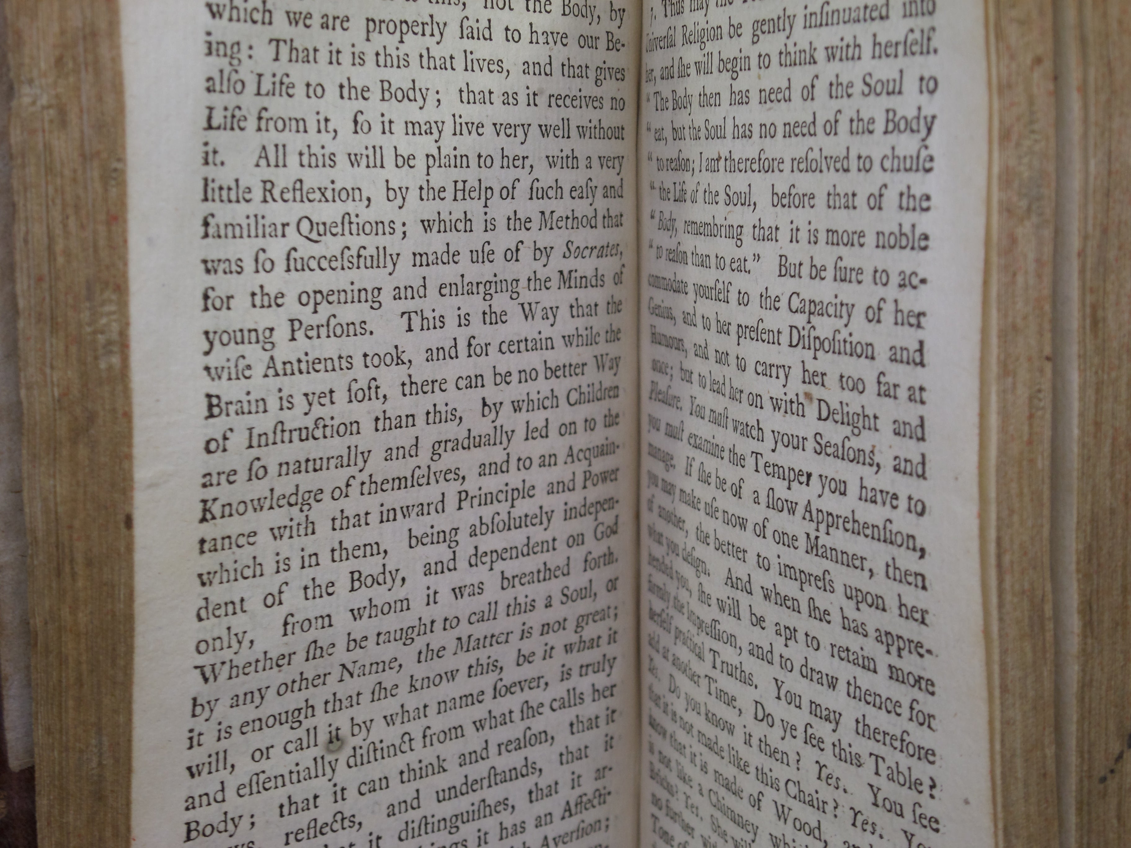 INSTRUCTIONS FOR THE EDUCATION OF A DAUGHTER TRANSLATED BY GEORGE HICKES 1750