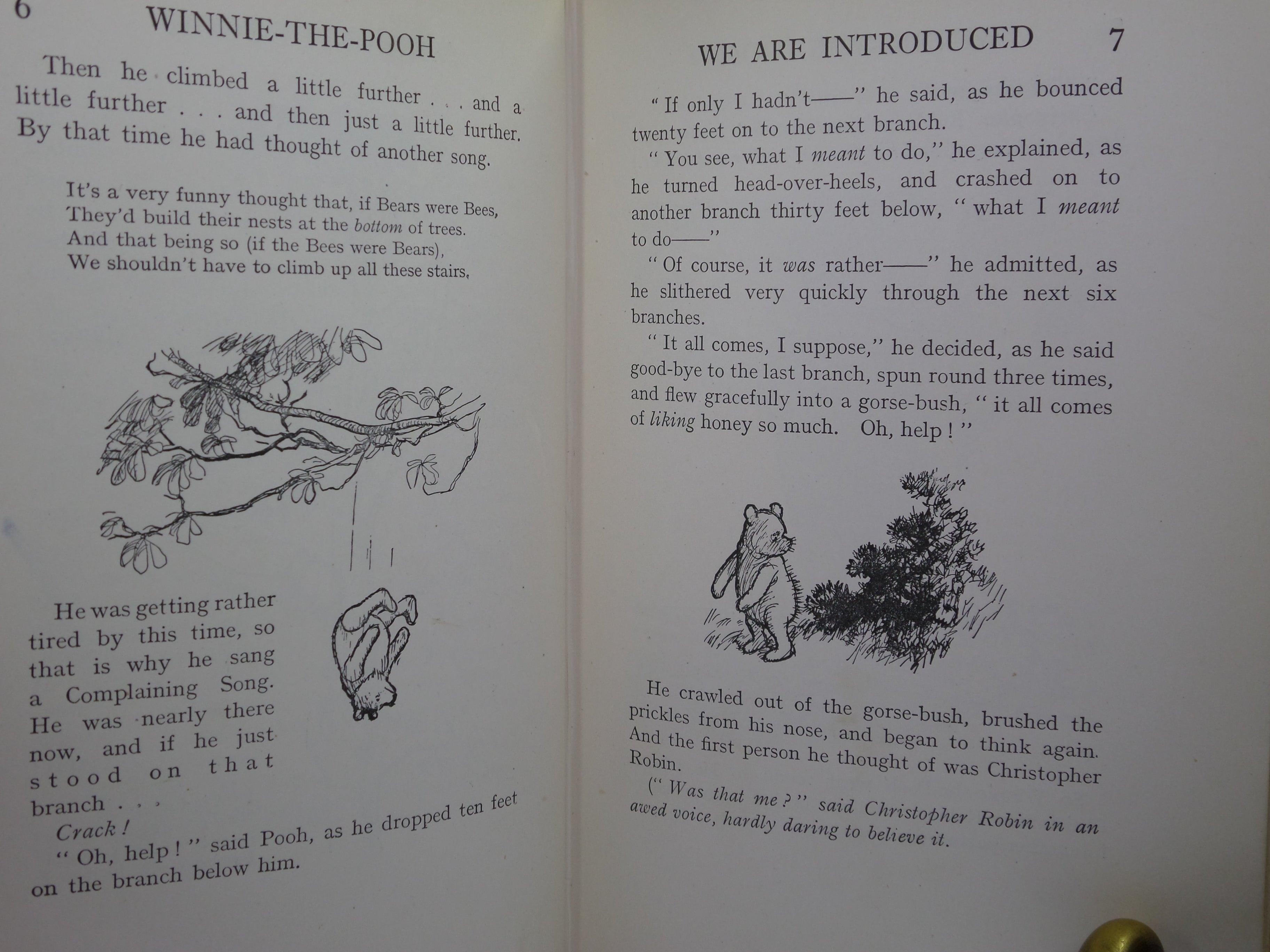 WINNIE-THE-POOH BY A. A. MILNE 1926 FIRST EDITION