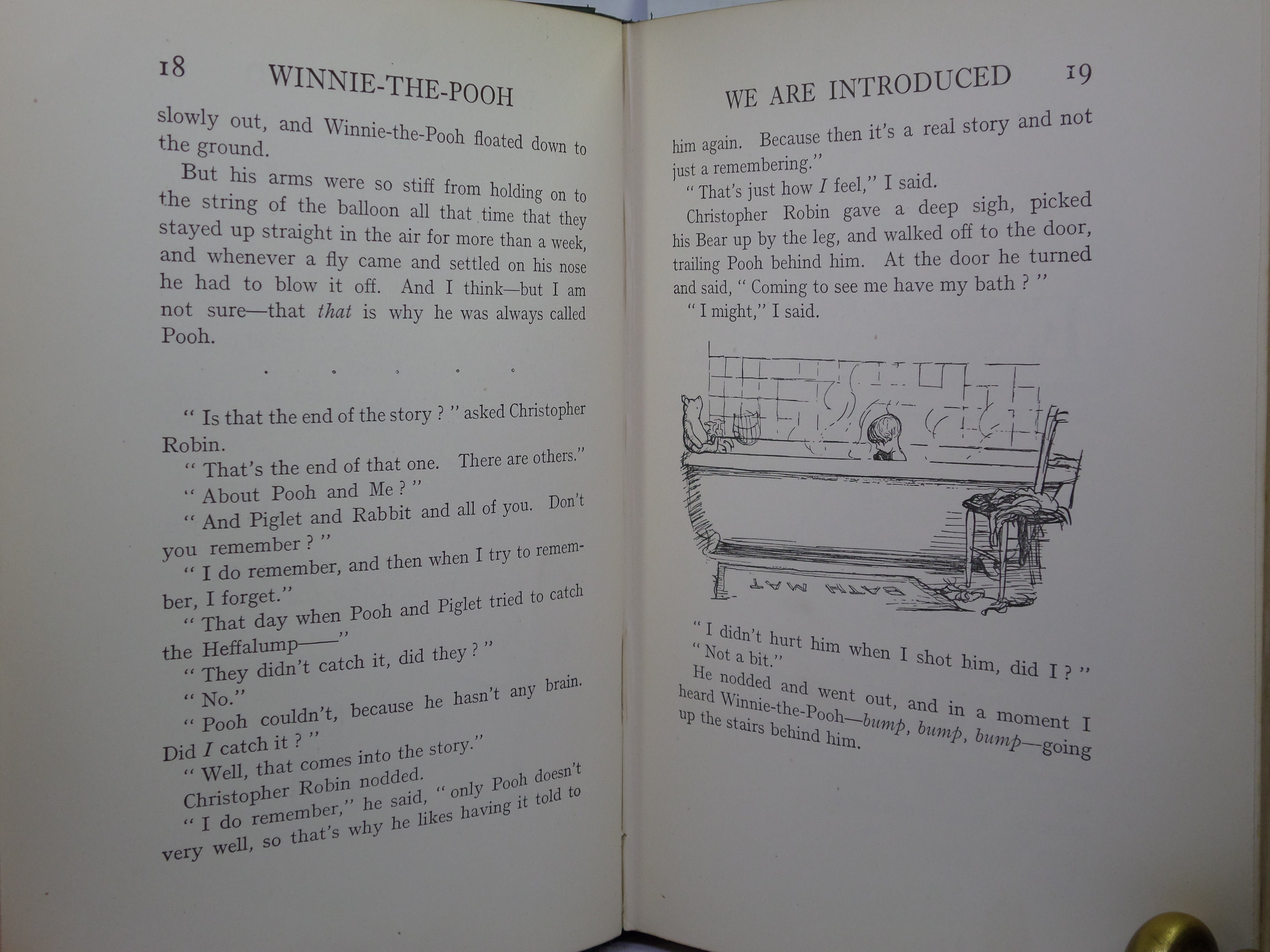 WINNIE-THE-POOH BY A. A. MILNE 1926 FIRST EDITION