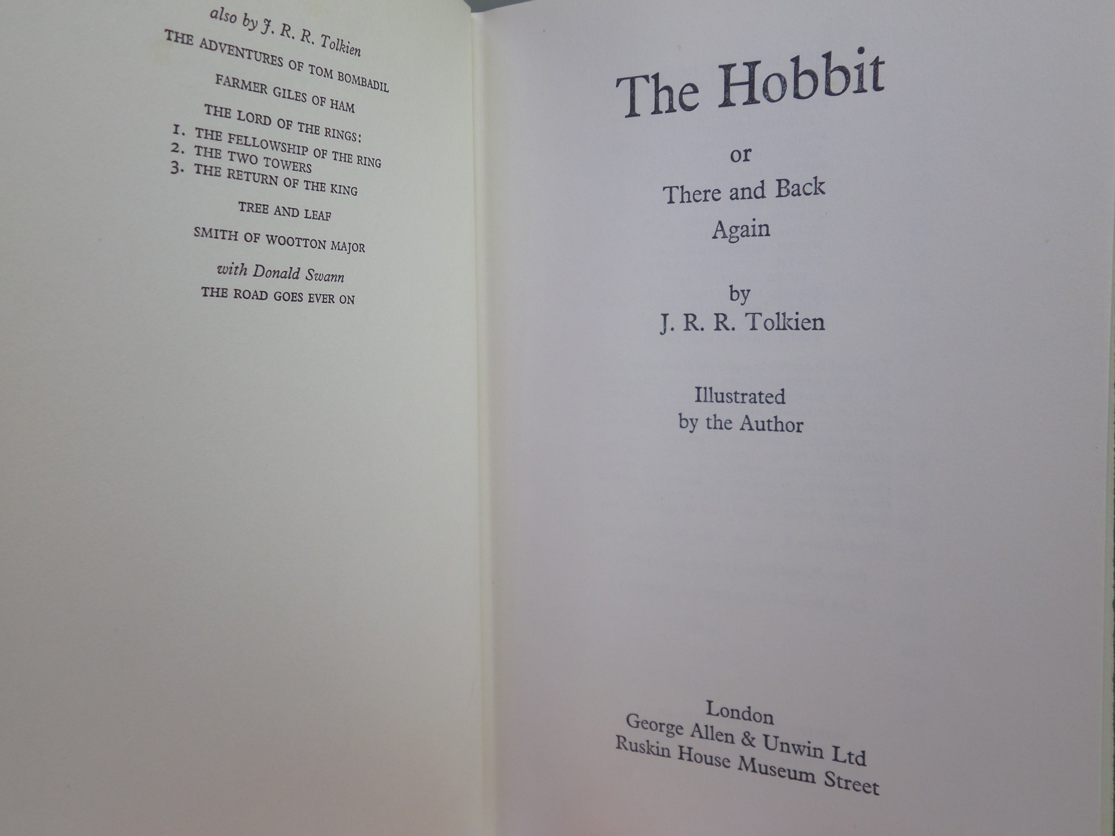 THE HOBBIT BY J.R.R. TOLKIEN 1970