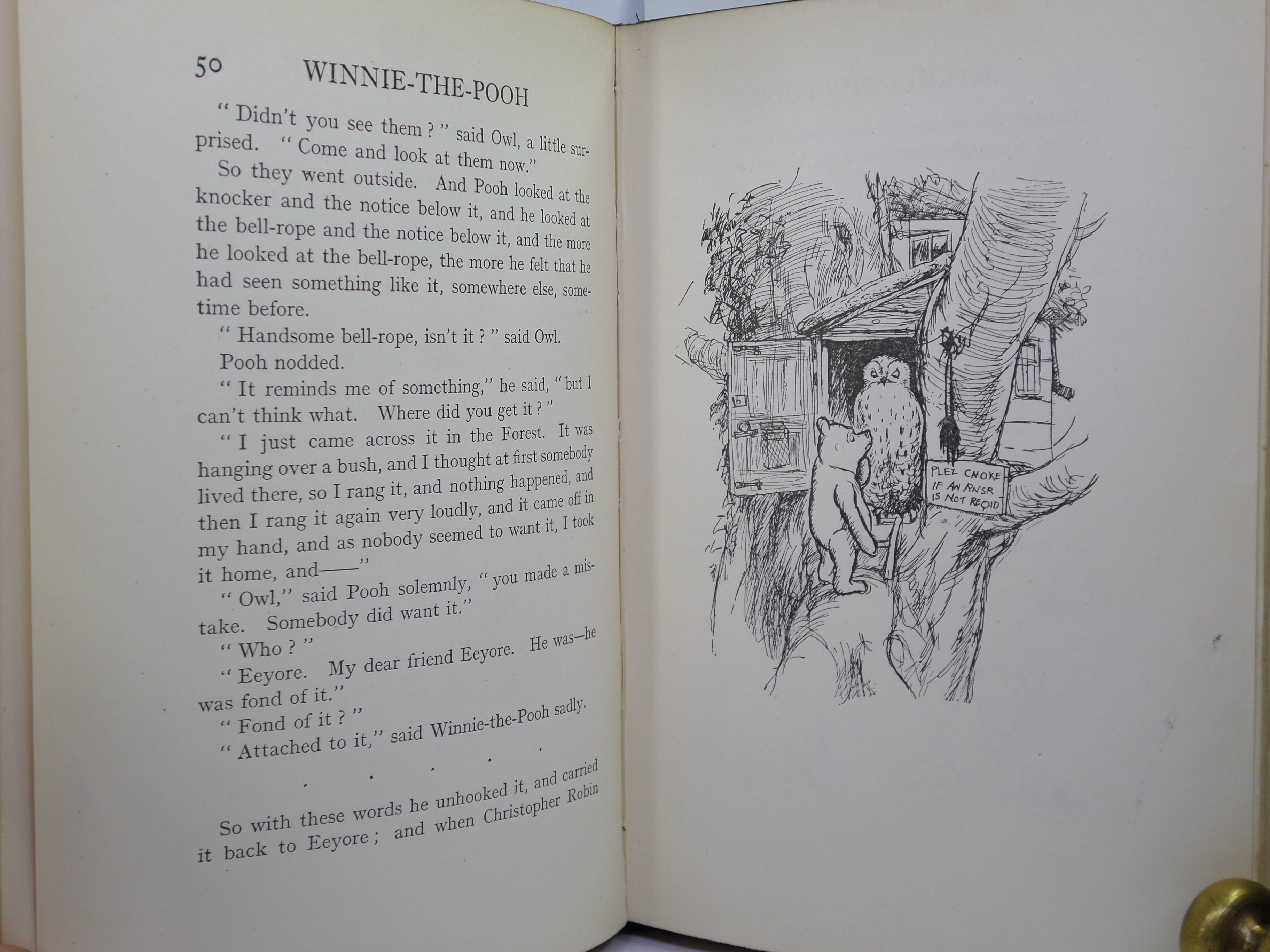 WINNIE-THE-POOH BY A. A. MILNE 1926 FIRST EDITION