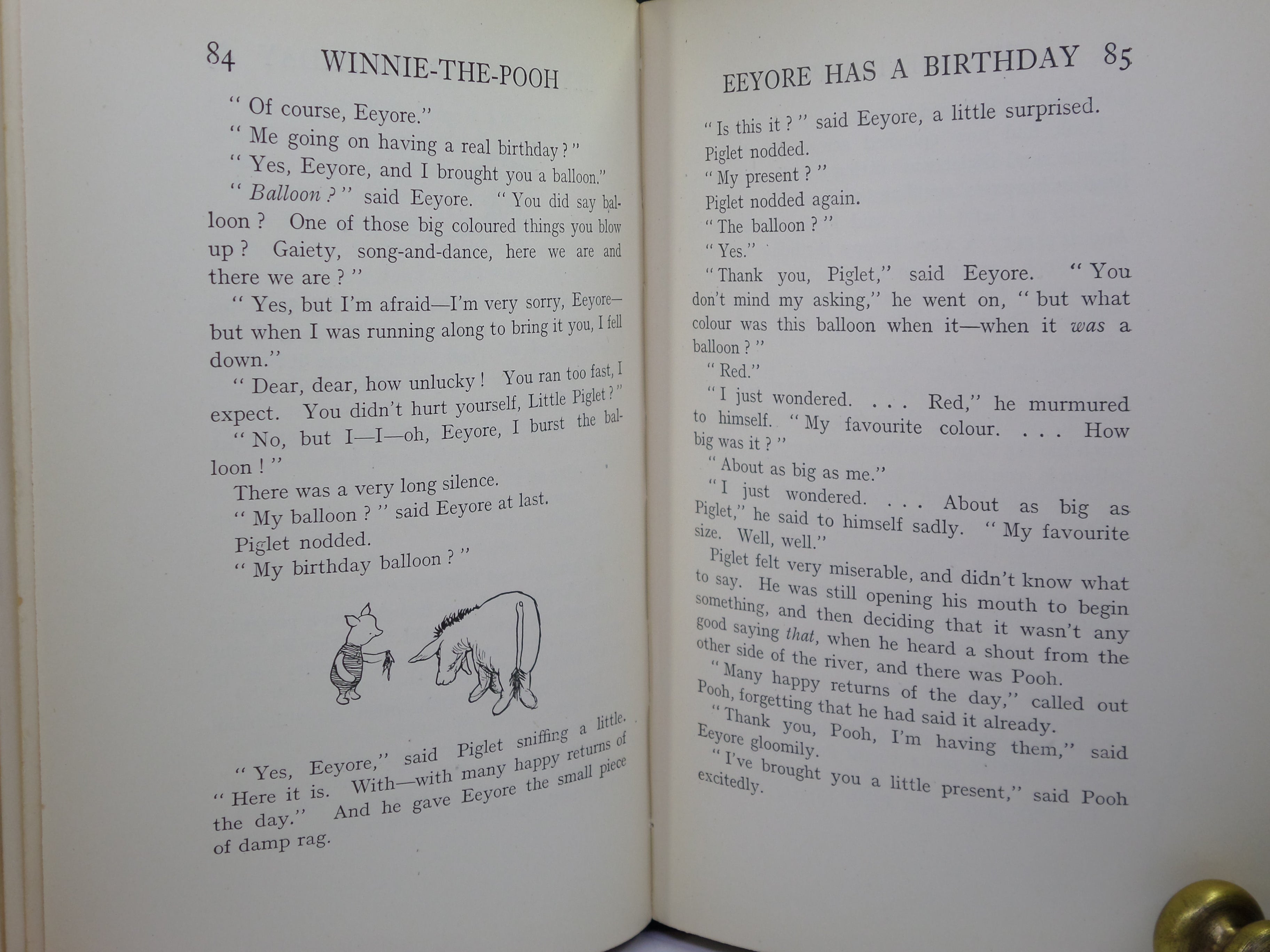 WINNIE-THE-POOH BY A. A. MILNE 1926 FIRST EDITION