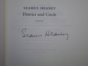 DISTRICT AND CIRCLE BY SEAMUS HEANEY 2006 SIGNED BY AUTHOR