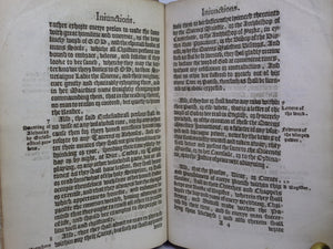 RARE SAMMELBAND 17TH CENTURY RELIGIOUS WORKS, ECCLESIASTICAL ARTICLES, ORDERS...